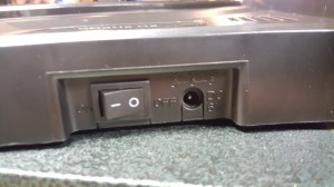 VDarts H2 power button and power jack